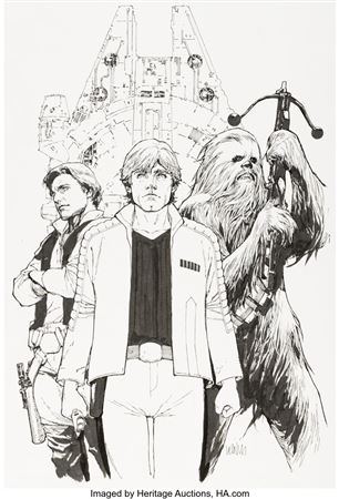 Star Wars #17 Variant Cover Original Art (Marvel, 2016)