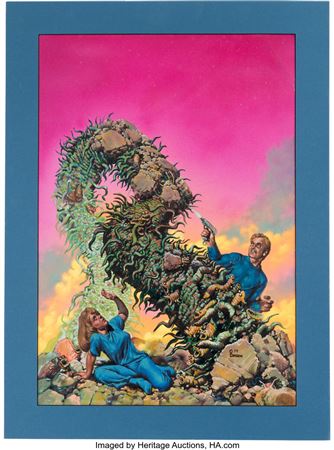 The Deathworld Trilogy (Nelson Doubleday, 1972), Cover Painting Original Art
