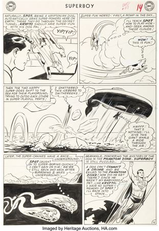 George Papp Superboy #117 Story Page 4 Original Art (DC, 1964)