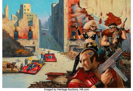 Sample artwork by Les Edwards (Born 1949), known for painting - View similar artists and auction records