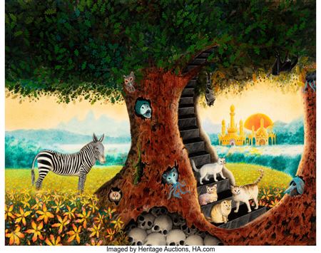 Sample artwork by Gervasio Gallardo (Born 1934), known for illustration - View similar artists and auction records