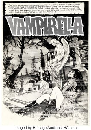 Sample artwork by Jose (Pepe) Gonzalez (1939 - 2009), known for comics, illustration, fantasy figure - View similar artists and auction records