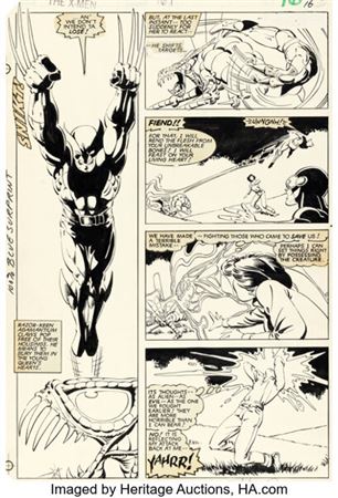 Sample artwork by Paul M Smith (Born 1953), known for comic strip-x-men - View similar artists and auction records