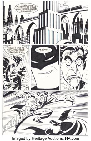 Bruce Timm The Batman Adventures: Mad Love Batman and Joker Story Page 60 Original Art (DC, 1994)