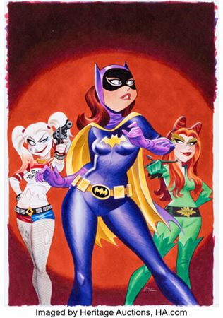 Bruce Timm The Batman Adventures #12 Batgirl, Harley Quinn, and Poison Ivy Color Variant Cover Original Art (DC, 2016) by Bruce Timm - Auction record, sale price, and art valuation. Compare with similar artists and explore comparable artworks.