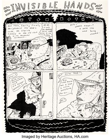 Richard Sala Night Drive "Invisible Hands Part One" Complete 4-Page Story Original Art (1984) by Richard Sala - Auction record, sale price, and art valuation. Compare with similar artists and explore comparable artworks.