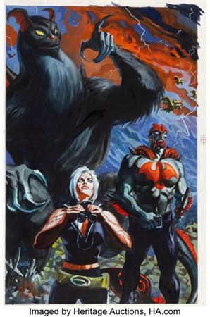 Dan Brereton Giantkiller #5 Splash Page 3 Original Art (DC, 1999)