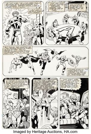 Kerry Gammill and Vince Colletta Wonder Man #1 Story Page 6 Original Art (Marvel, 1986)