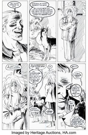 Jill Thompson and Vincent Locke Sandman #48 Story Page 20 Original Art (DC/Vertigo, 1993)