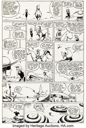 Gilbert Hernandez Love and Rockets #1 Story Page 2 Original Art (Los Bros. Hernandez, 1981)