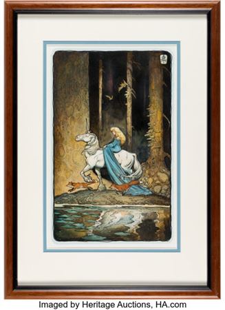 " Fall of Stardust" Portfolio Illustration Original Art (Green Man Press, 1999). by William Stout - Auction record, sale price, and art valuation. Compare with similar artists and explore comparable artworks.