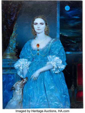 Richard Bober -Victorian Lady Vampire Painting Original Art (c. 2010) by Richard Bober - Auction record, sale price, and art valuation. Compare with similar artists and explore comparable artworks.