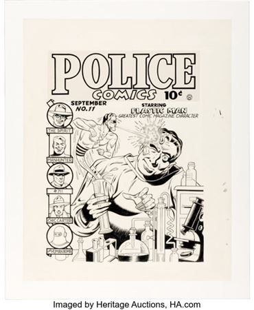 Sample artwork by Gill Fox (1916 - 2004), known for comic strip, cartoonist - View similar artists and auction records