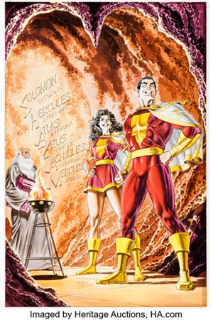 Jerry Ordway The Power of Shazam! #7 Painted Cover Original Art (DC, 1995) by Jerry Ordway - Auction record, sale price, and art valuation. Compare with similar artists and explore comparable artworks.
