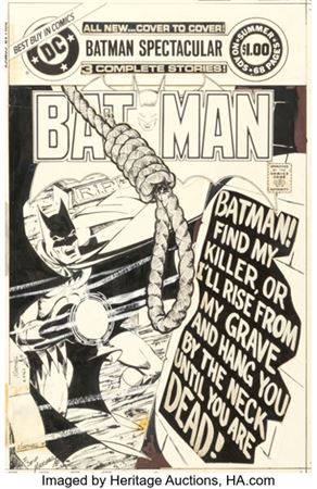 Marshall Rogers DC Special Series #15 Batman Spectacular Cover Original Art (DC, 1978)