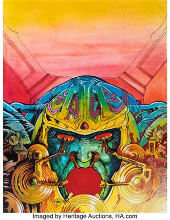 Philippe Druillet Métal Hurlant #2 Cover Original Art (Les Humanoïdes Associés, 1975)