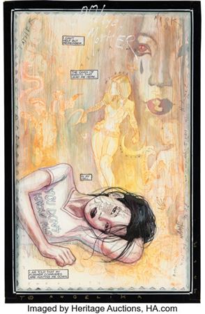 David Mack Kabuki Fan Edition Splash Page Original Art and Signed Comic Book (Gemstone, 1997) by David Mack - Auction record, sale price, and art valuation. Compare with similar artists and explore comparable artworks.
