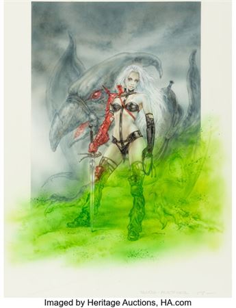 Luis Royo Heavy Metal V9 Taarna Illustration Original Art (Heavy Metal USA, 2017) by Luis Royo - Auction record, sale price, and art valuation. Compare with similar artists and explore comparable artworks.
