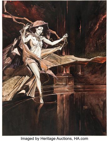 Guillaume Sorel - Oriental Dancer Illustration Original Art (2006)