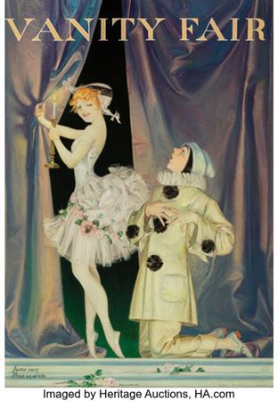 Pierrot and Columbine, Vanity Fair magazine cover