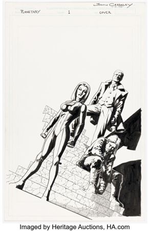Planetary #1 Cover Original Art (DC/Wildstorm, 1999)