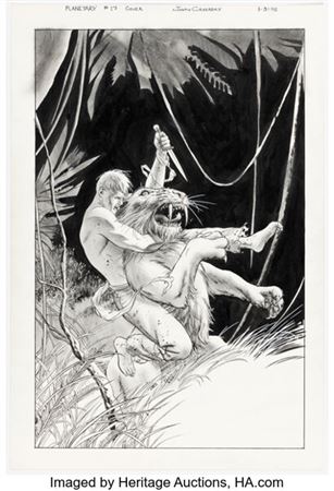 Planetary #17 Cover Original Art (DC/Wildstorm, 2003)