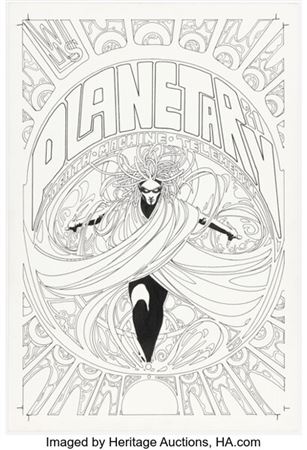 Planetary #21 Cover Original Art (DC/Wildstorm, 2004)