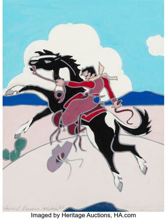 Bronco Billy by Edward Dawson-Watson - Auction record, sale price, and art valuation. Compare with similar artists and explore comparable artworks.