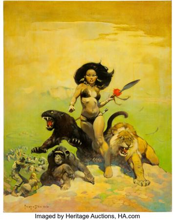 Luana US Movie Poster / Vampirella #31 Cover Original Art (Capital Productions, 1973/Wa...