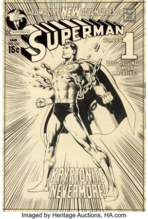 Sample artwork by Neal Adams (1941 - 2022), known for comic book-batman and commercial artist - View similar artists and auction records