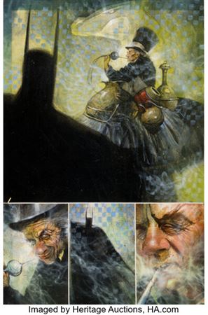 Dave McKean Arkham Asylum Mad Hatter Story Page 72 Original Art (DC, 1989)....