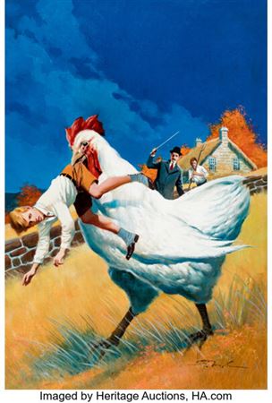 Gerald McCann Classics Illustrated #160 The Food of the Gods Cover Painting Original Art (Gilberton, 1... by Gerald McCann - Auction record, sale price, and art valuation. Compare with similar artists and explore comparable artworks.