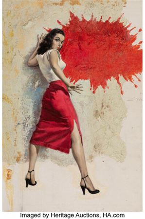 Sample artwork by Paul Rader (1906 - 1986), known for illustrator-magazine - View similar artists and auction records