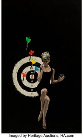 Sample artwork by Mitchell Hooks (Born 1923), known for magazine and book illustrator - View similar artists and auction records
