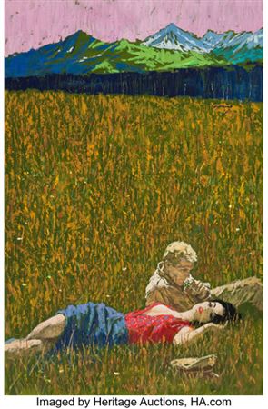 Romance paperback cover - Image 1 of 3