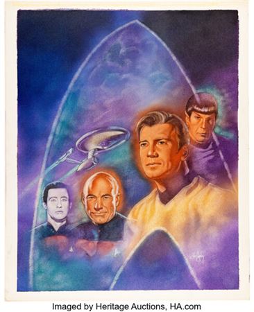 Cinefantastique Magazine (Volume 22, Issue 3), Original Cover Artwork from Star Trek: The Original S... (Total: 3 Items)