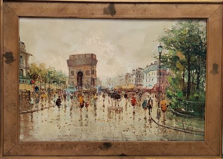 Impressionist Cityscape