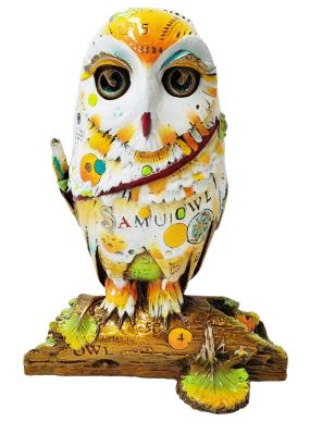 Smuel The Poet Owl Sculpture