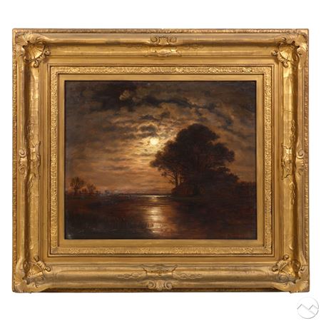Sample artwork by Charles Frederick Tredupp Jr (1864 - 1936), known for nocturnal marine, sailing ship and landscape painting - View similar artists and auction records