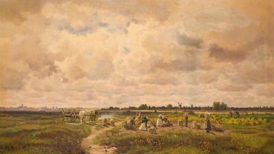Potato Harvest on Fischland in Mecklenburg by Carl Wilhelm Christian Malchin - Auction record, sale price, and art valuation. Compare with similar artists and explore comparable artworks.