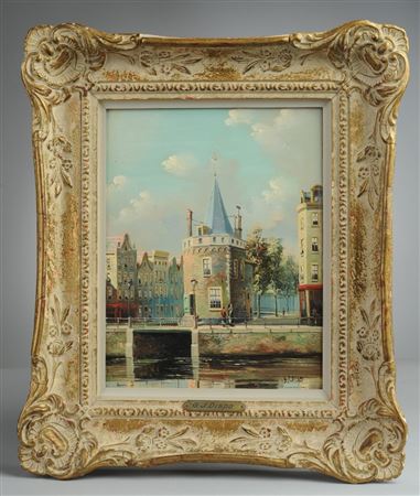The Schreierstoren, a historic tower in Amsterdam