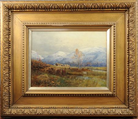 Landscape with Highland Cattle