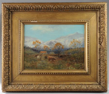 Landscape with Highland Cattle