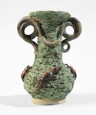 Palissy Ware Vase