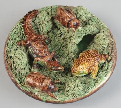 Palissy ware majolica plate