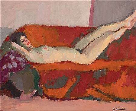 Reclining female nude