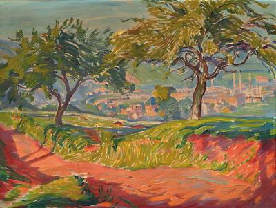 Southern Palatinate Landscape, Probably a View over Godramstein