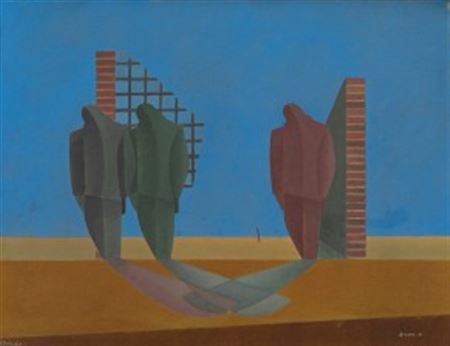 Sample artwork by Arvid Broms (1910 - 1968), known for painting - View similar artists and auction records