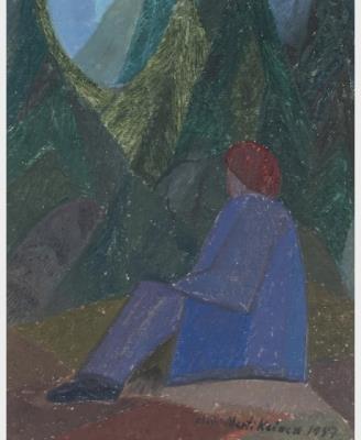 Prince of the Forest, (self-portrait)