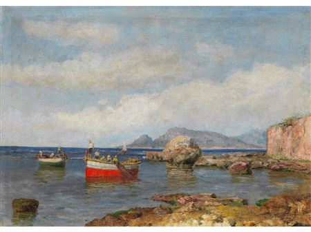 The Coast of Palermo with Fishing Boats